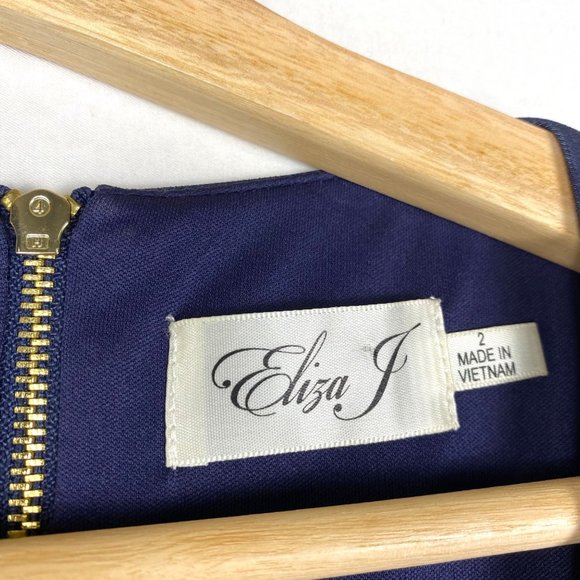 Eliza J Sleeveless Floral Fit Flare Mini Dress 2 - Picture 9 of 11